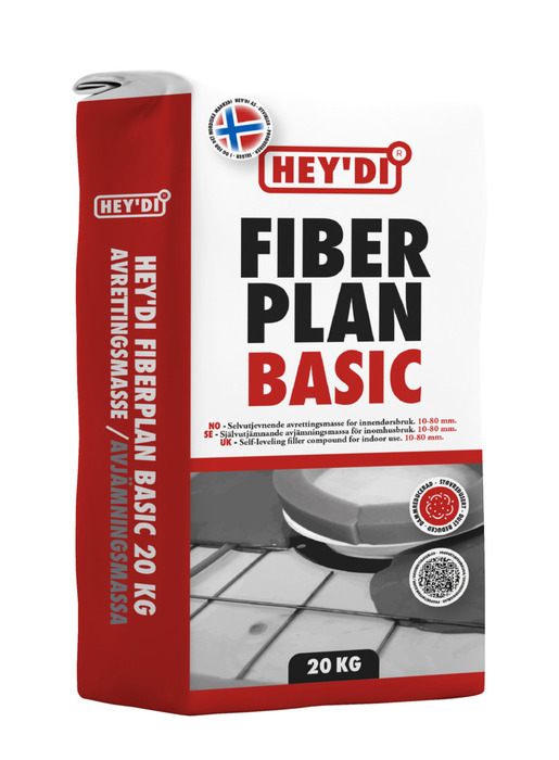 Hey'di Fiberplan Basic avrettingsmasse 20 kg